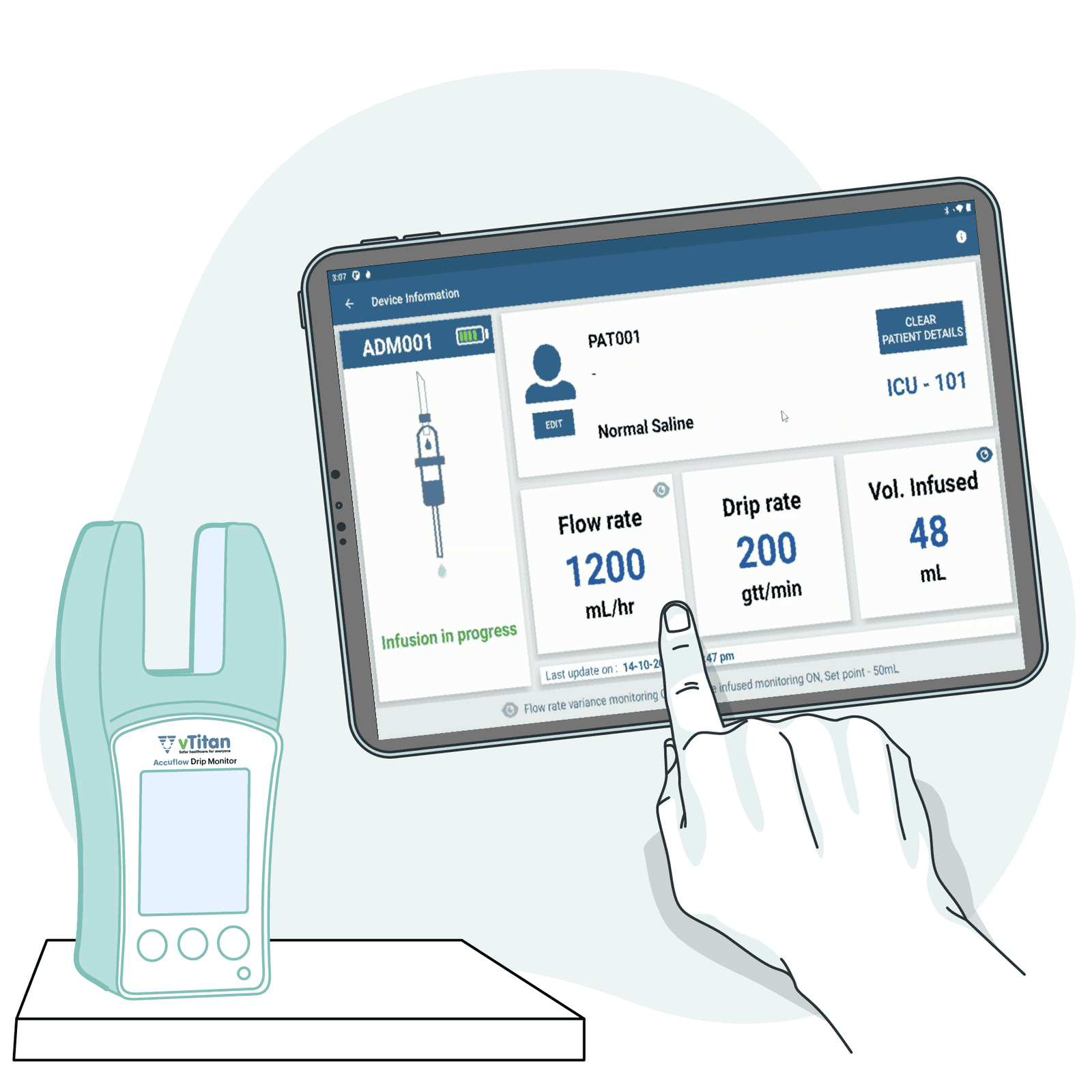 Infusion dashboard