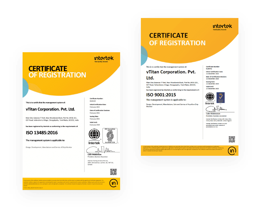 Certifications